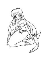 coloriage sirene karen la princesse de l antarctique